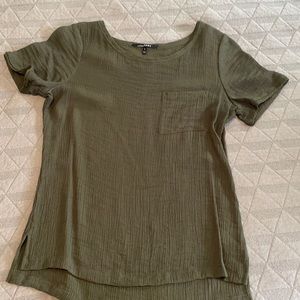 Lemon Tart Crepe Top